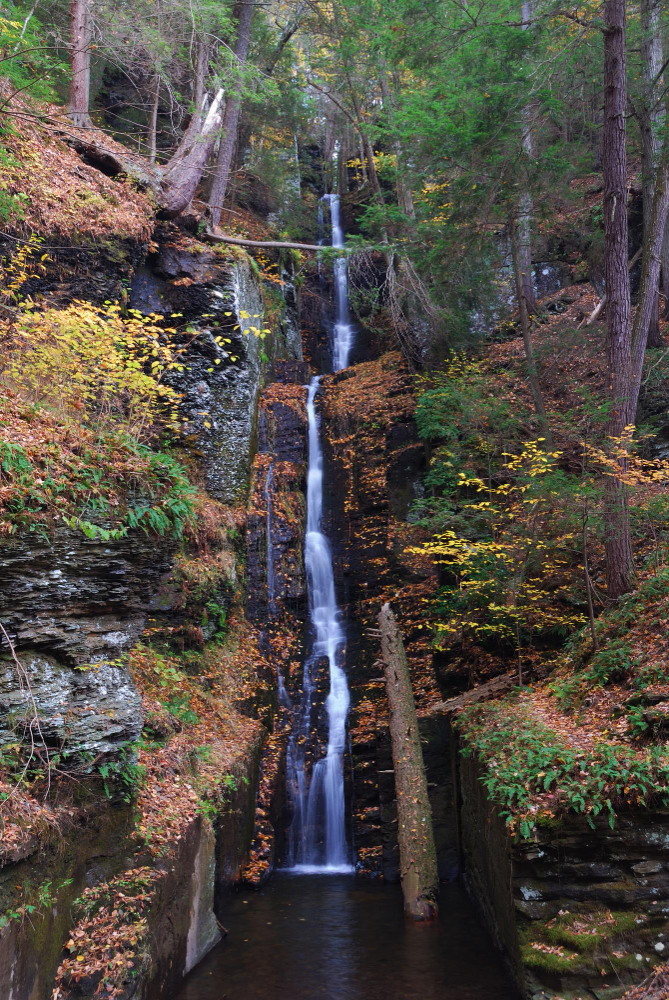 nockamixon state park waterfall